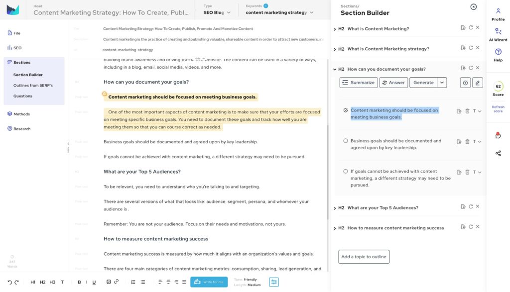 With the Concepts you research facts from the existing SERP information. The Concepts serve as a context for AI to generate ideal and factual paragraphs.